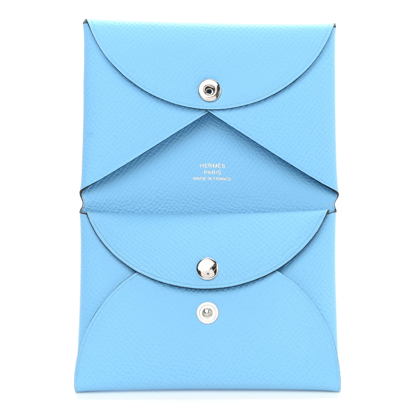 Epsom Calvi Duo Card Case Celeste