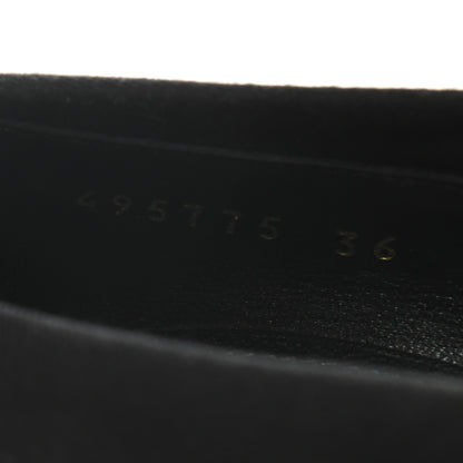 Balenciaga Jersey Crepe Political Campaign Logo Knife 115 Pointed Pumps 36 Black White Rouge 8 of 9