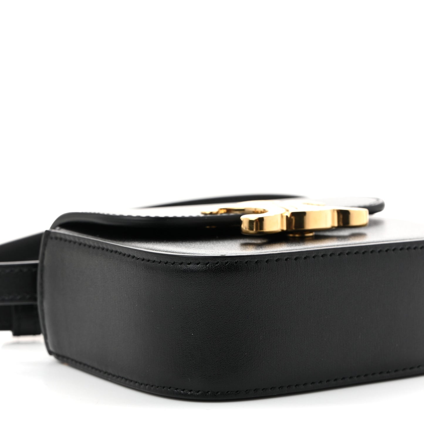 Shiny Calfskin Mini Triomphe Black