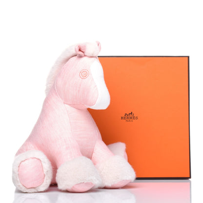 Hermes Linen Baby Hermy Plush Toy Rose Lilas 8 of 8