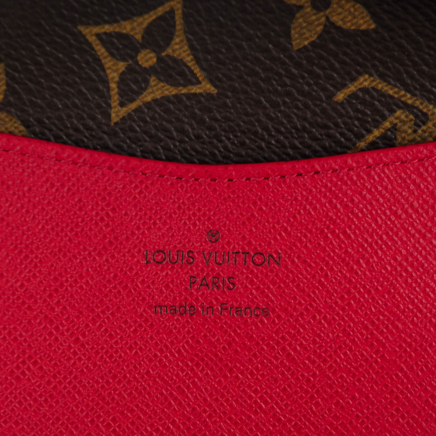 Monogram Josephine Wallet Red