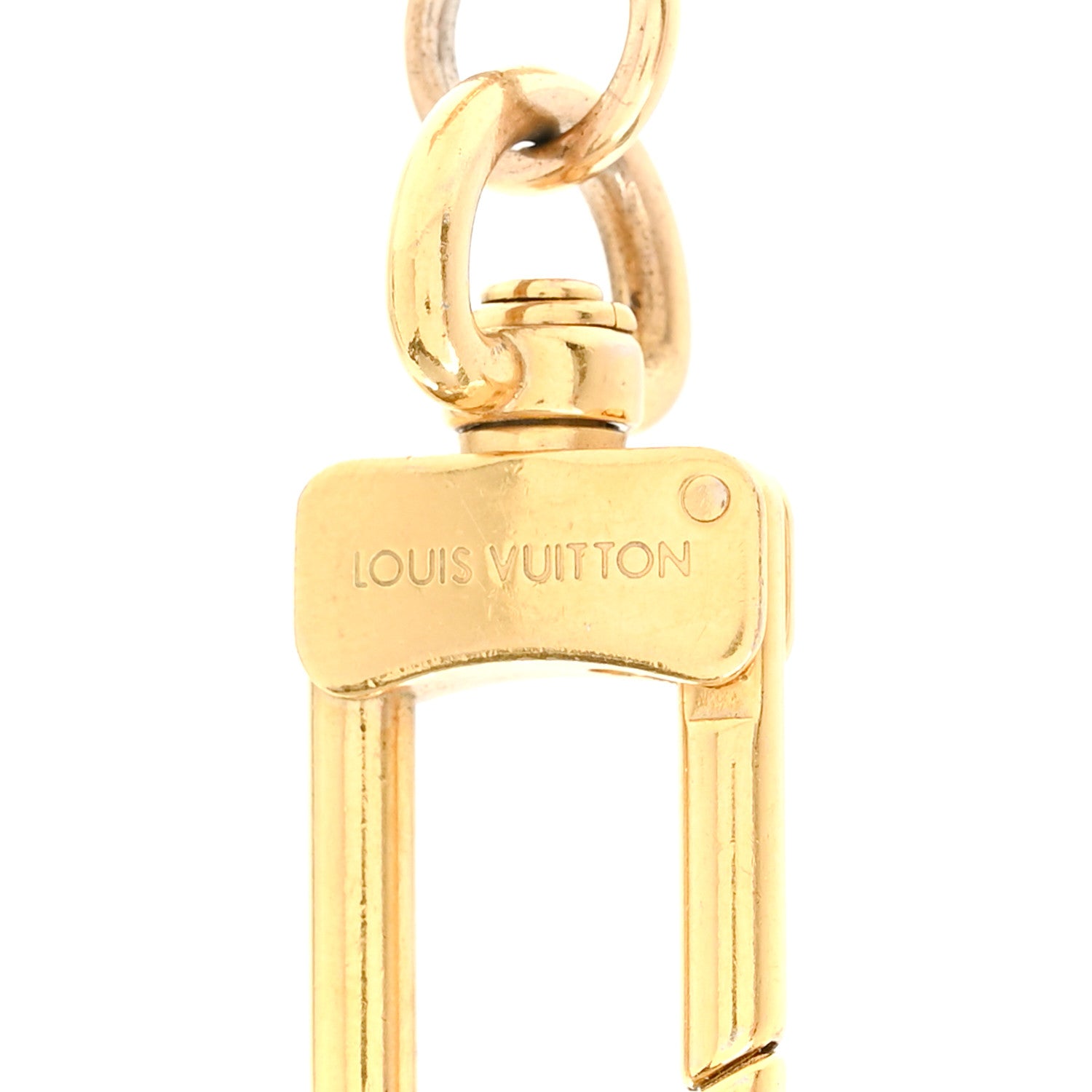 Louis Vuitton Love Note Envelope Bag Charm Key Holder Gold 4 of 4