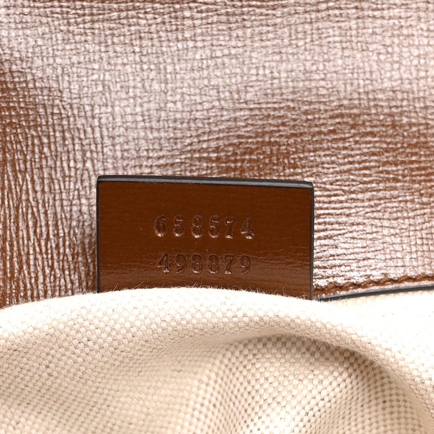 Gucci GG Supreme Monogram Web Mini Horsebit 1955 Shoulder Bag Beige Brown Sugar 7 of 12