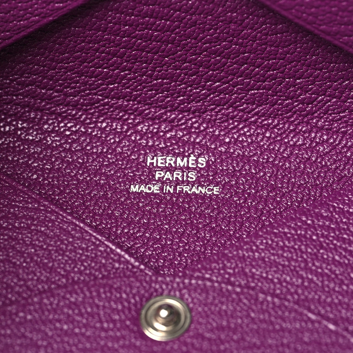 Hermes Chevre Mysore Calvi Card Case Anemone 8 of 10