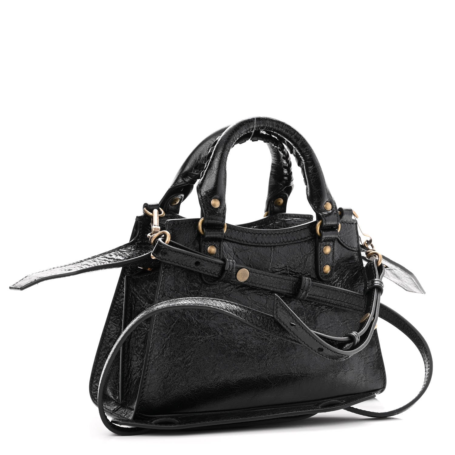 Balenciaga Agneau Neo Classic Hardware Pins Mini City Black 3 of 9