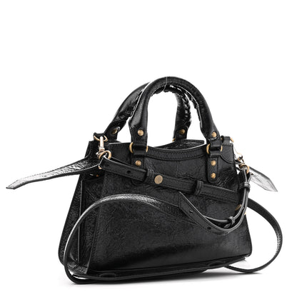 Balenciaga Agneau Neo Classic Hardware Pins Mini City Black 3 of 9