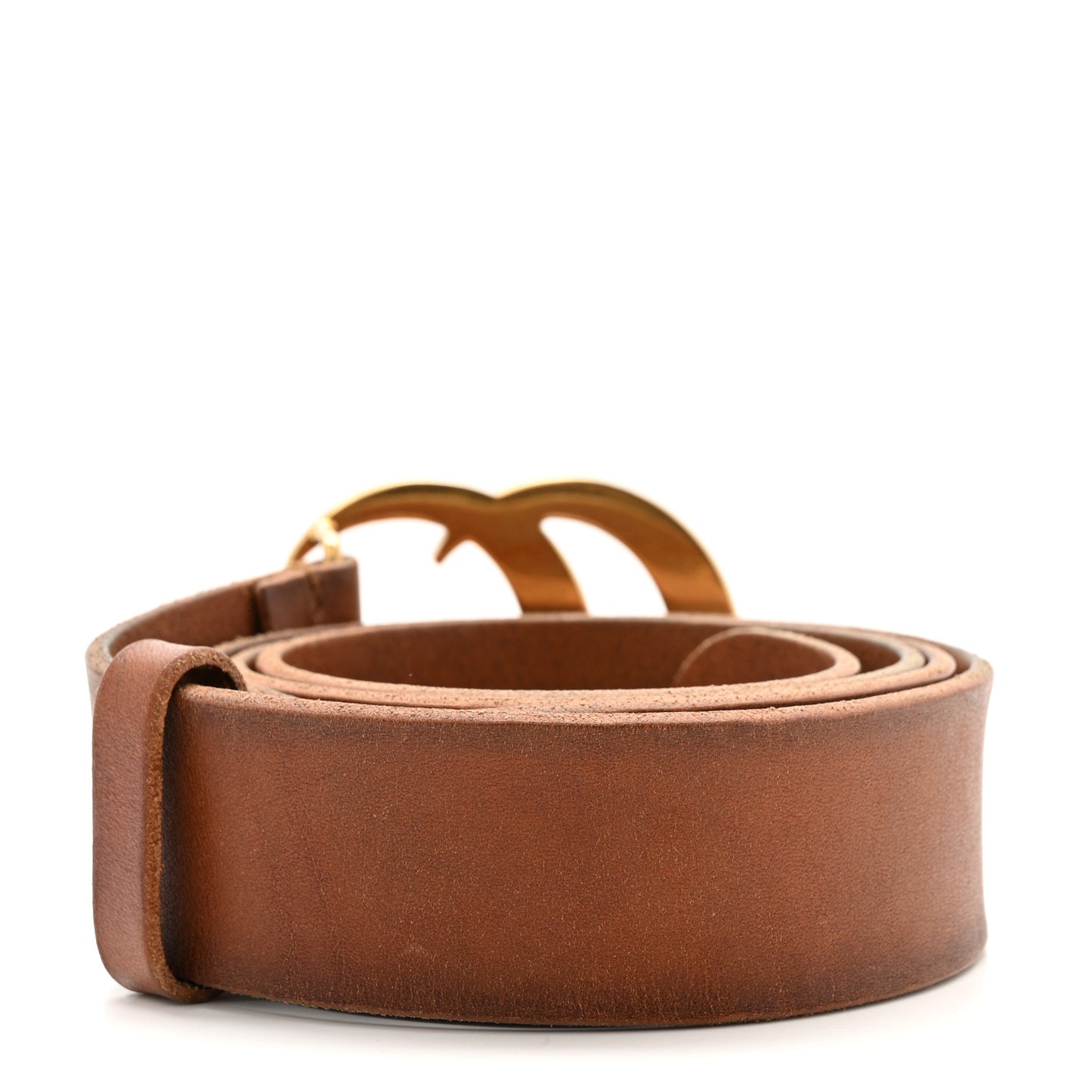 Faded Calfskin Double G Belt 100 40 Cuir