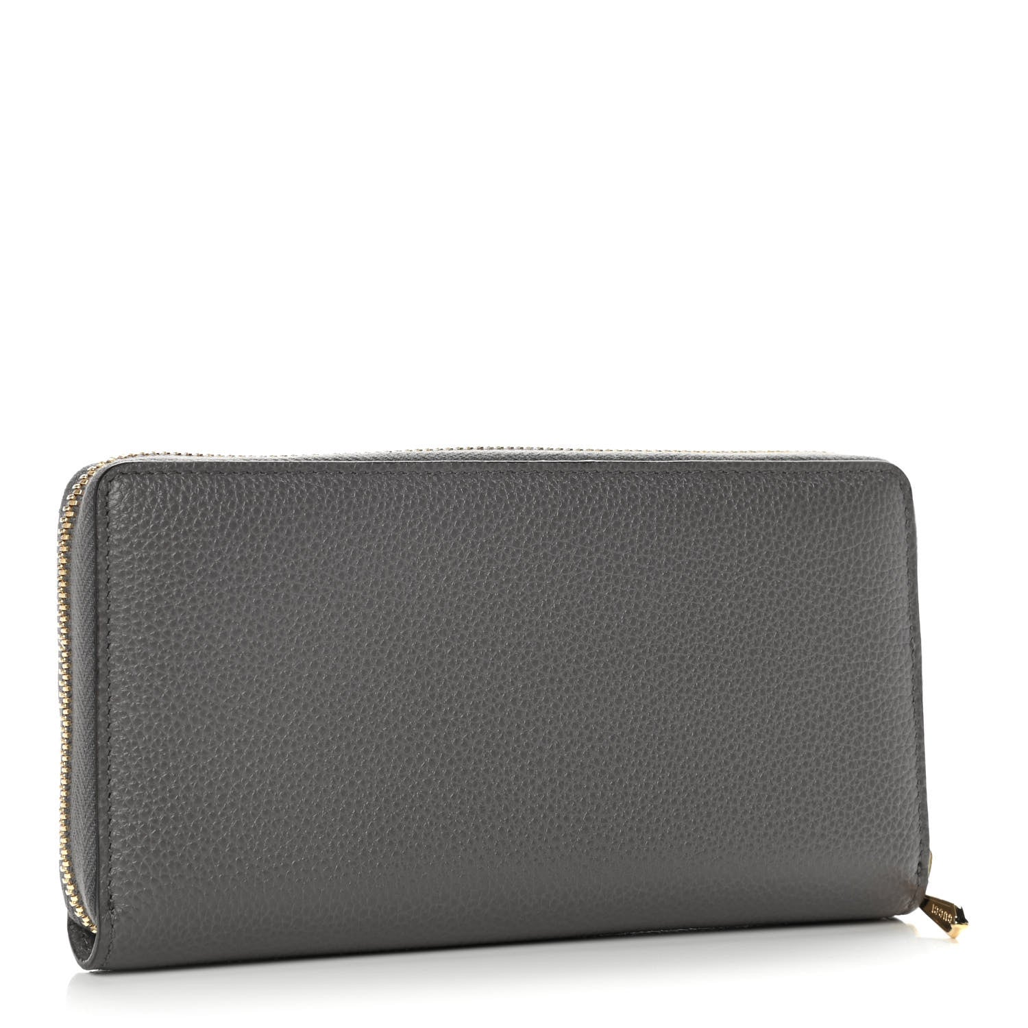 Gucci Grainy Calfskin Zumi Zip Around Wallet Dusty Grey 3 of 10