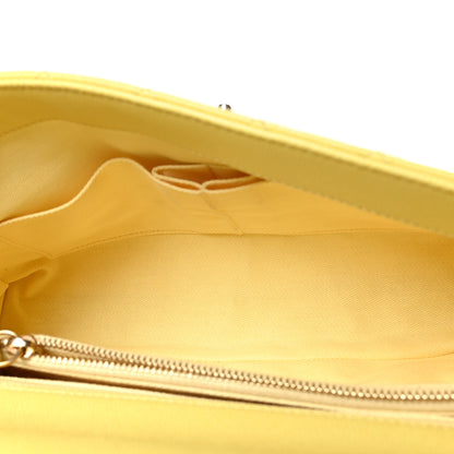 Chanel Caviar Quilted Small Coco Handle Flap Yellow 5 of 10