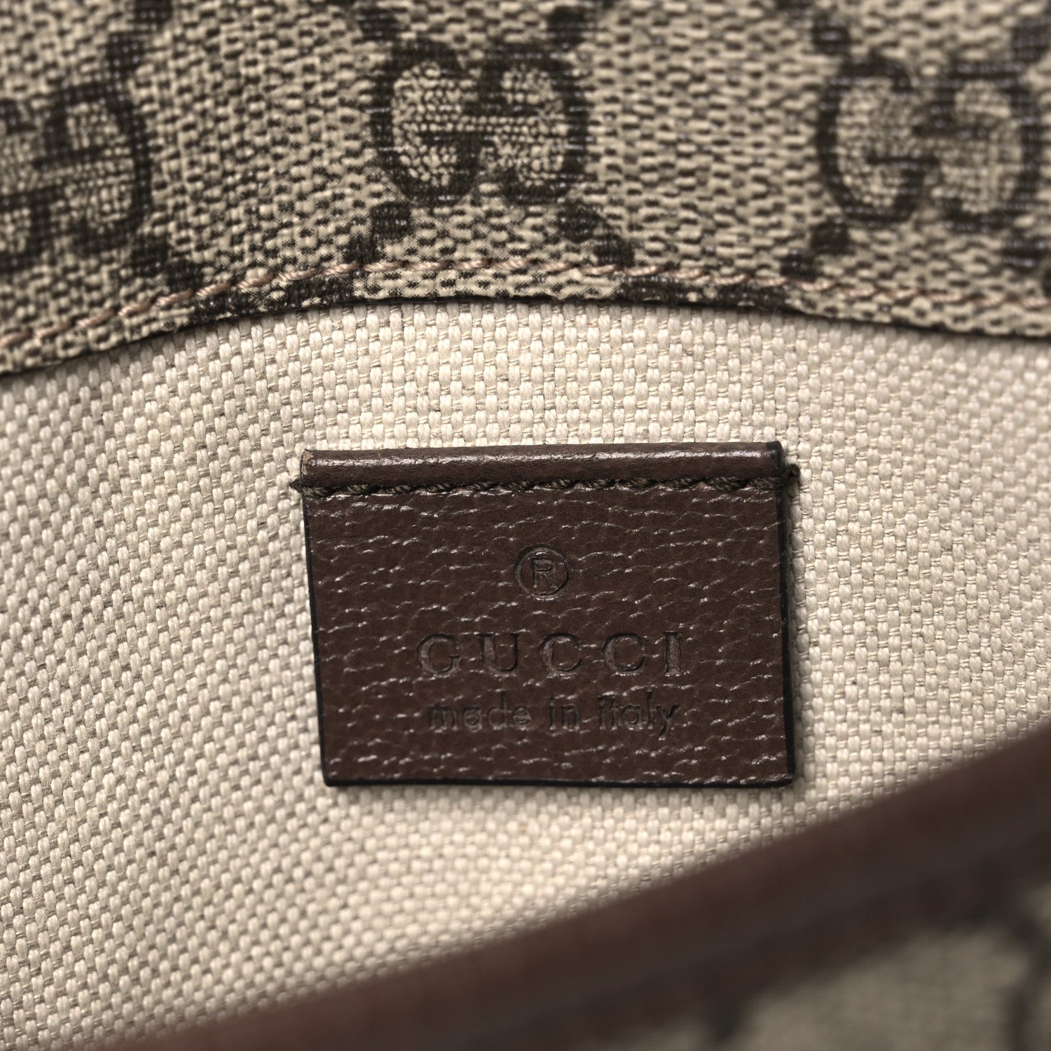 Gucci GG Supreme Monogram Neo Vintage Web Belt Bag Brown 5 of 10
