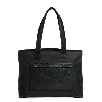 Gucci Nylon Calfskin Large Tote Black 1 of 7