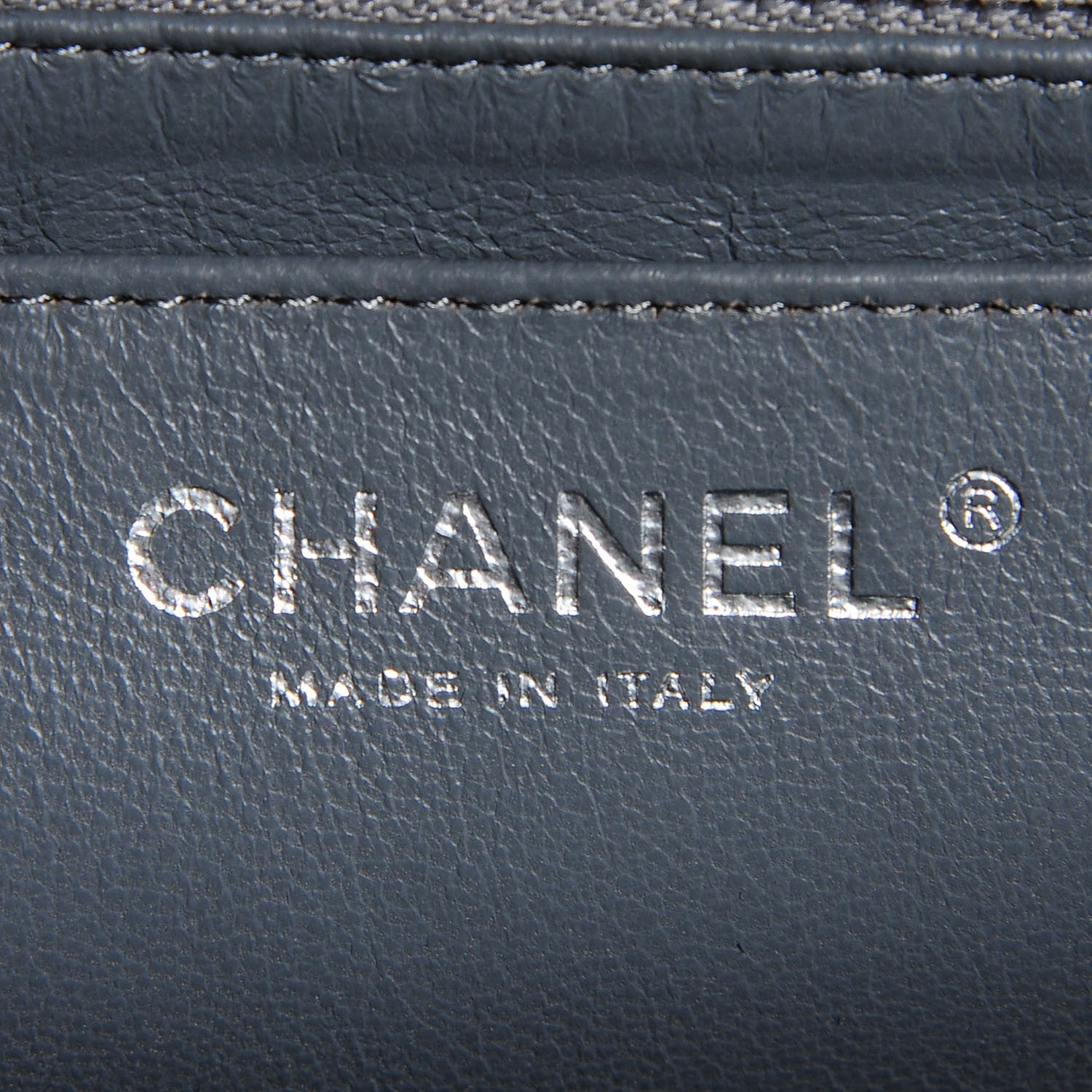 Chanel Patent Quilted Maxi Single Flap Grey 7 of 9