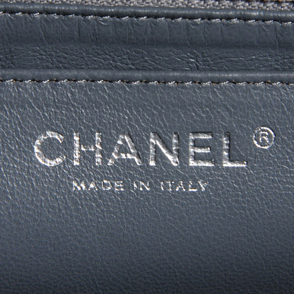 Chanel Patent Quilted Maxi Single Flap Grey 7 of 9