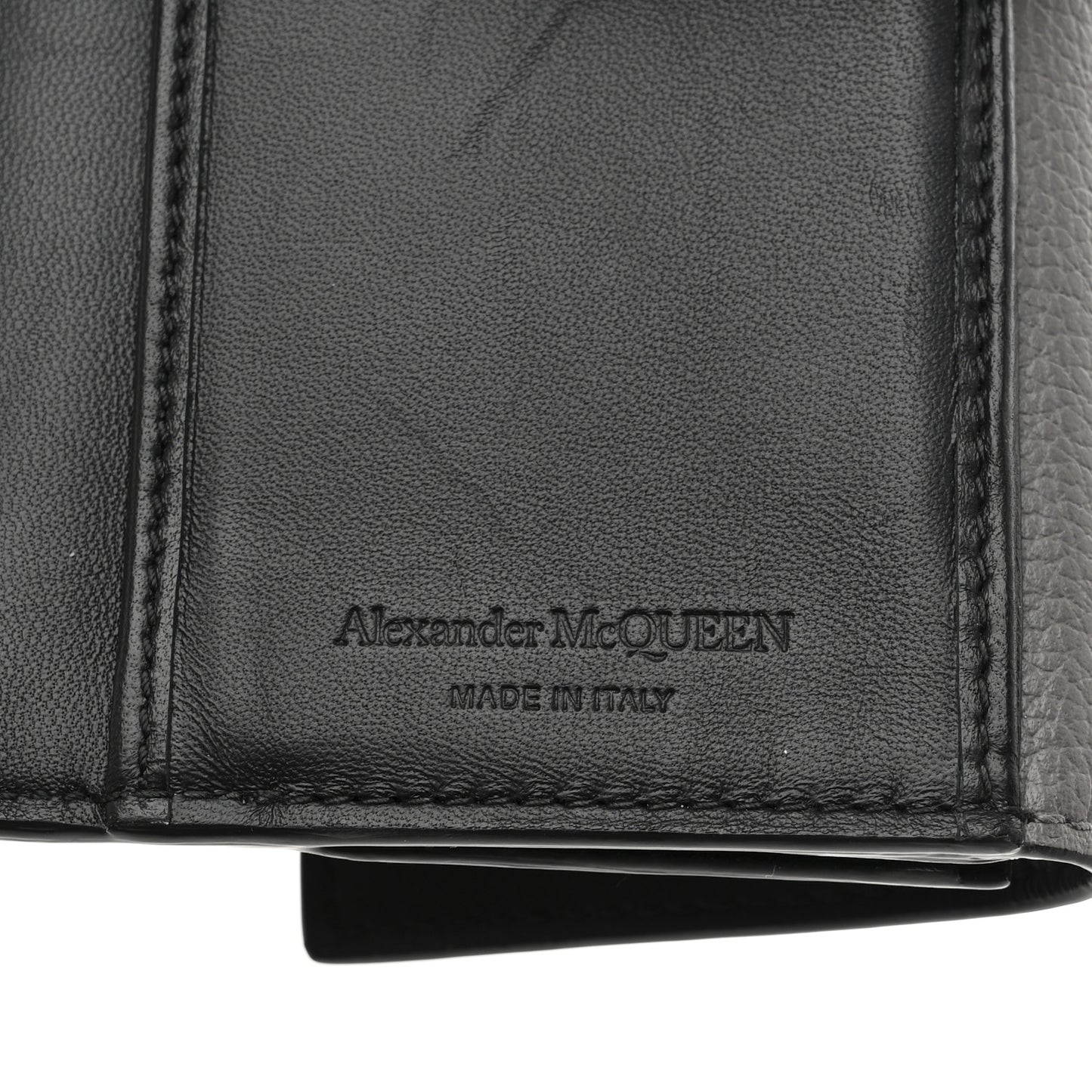 Calfskin Skull Continental Wallet Grey