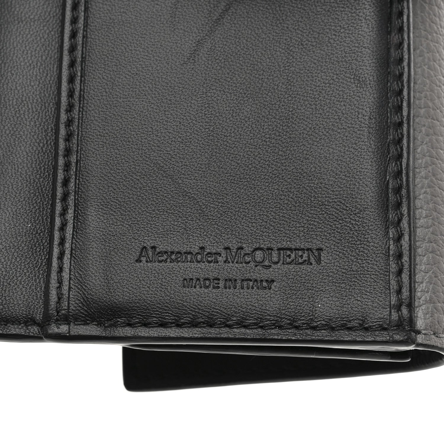 Alexander McQueen Calfskin Skull Continental Wallet Grey 7 of 8