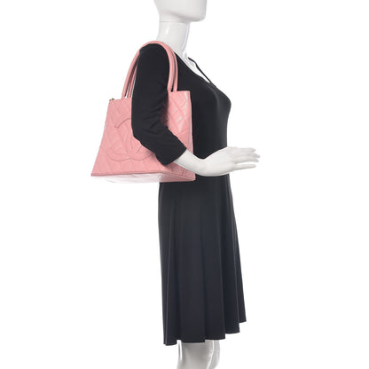 Chanel Caviar Quilted Medallion Tote Light Pink 2 of 15