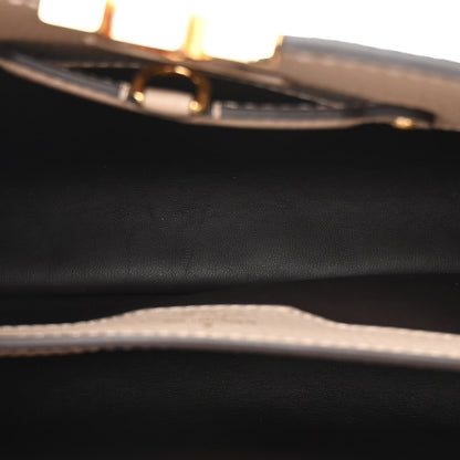 Louis Vuitton Taurillon Capucines BB Galet 5 of 10