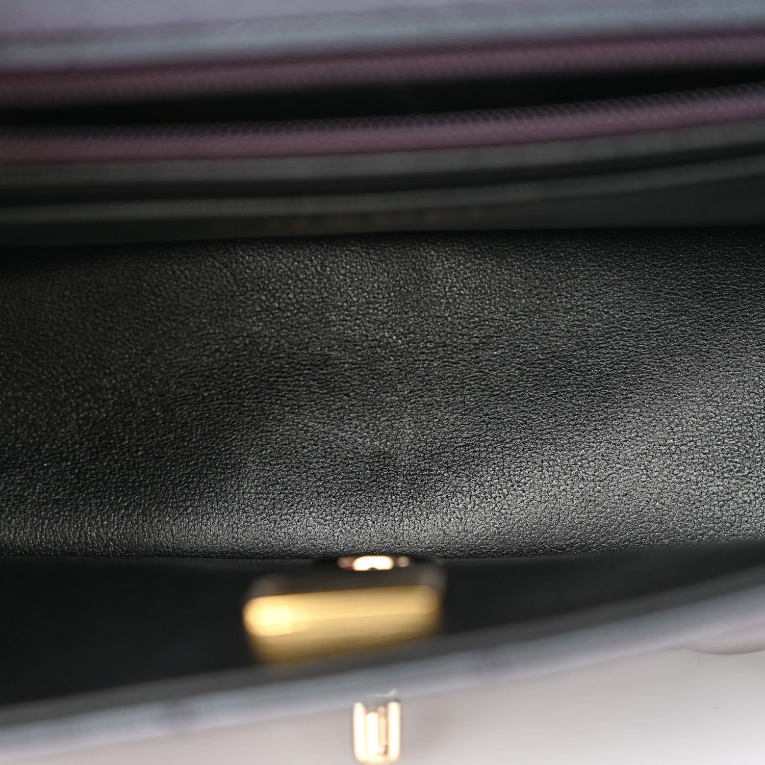 Chanel Iridescent Lambskin Quilted Mini Rectangular Flap Black 11 of 13