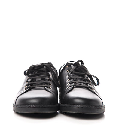 Gucci Calfskin Womens Interlocking G Sneakers 41 Black 2 of 12