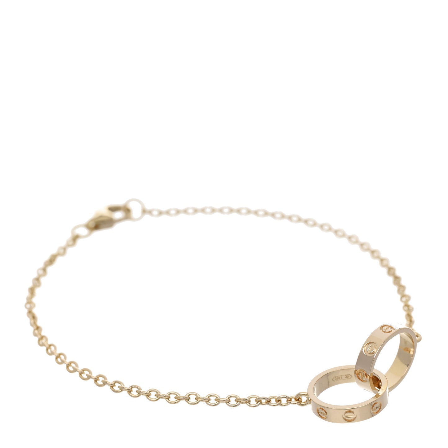 18K Pink Gold Interlocking LOVE Bracelet