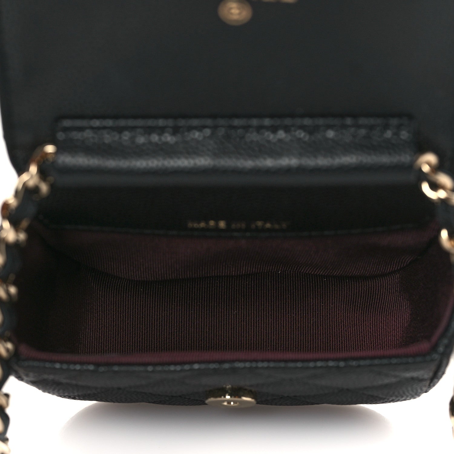Chanel Caviar Quilted Mini Clutch With Chain Black 5 of 12
