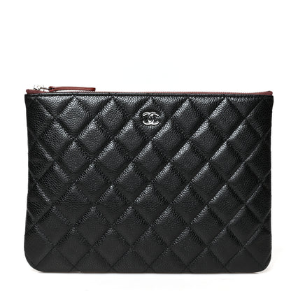 Chanel Caviar Quilted Cosmetic Case Black 1 of 8