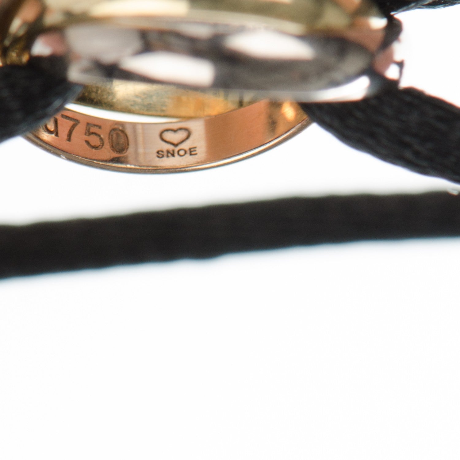 Cartier 18K Pink Yellow White Gold Trinity Adjustable Cord Bracelet 6 of 6