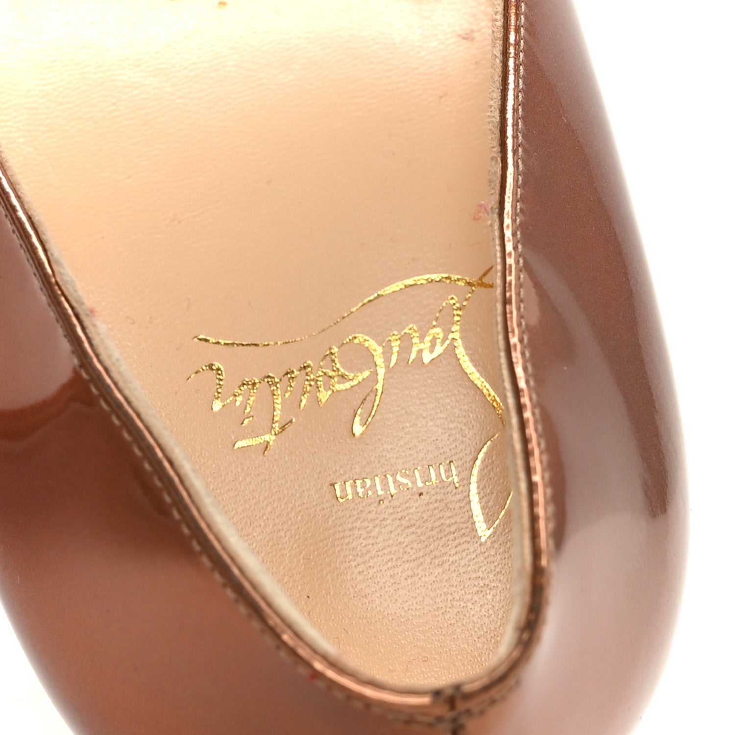 Christian Louboutin Metallic Pigalle Follies 100 Pumps 40 Bronze 7 of 9