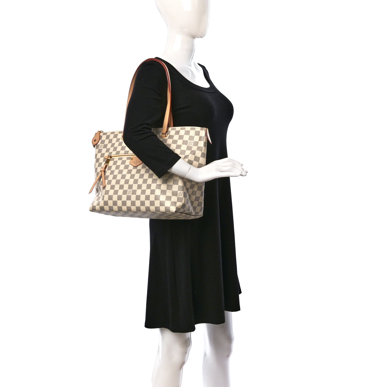 Louis Vuitton Damier Azur Iena MM 2 of 8