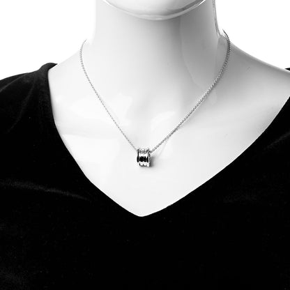 Bulgari 18K White Gold B.Zero1 Pendant Necklace 2 of 6