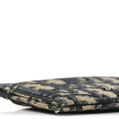 Christian Dior Grained Calfskin Oblique Card Holder Black 7 of 8