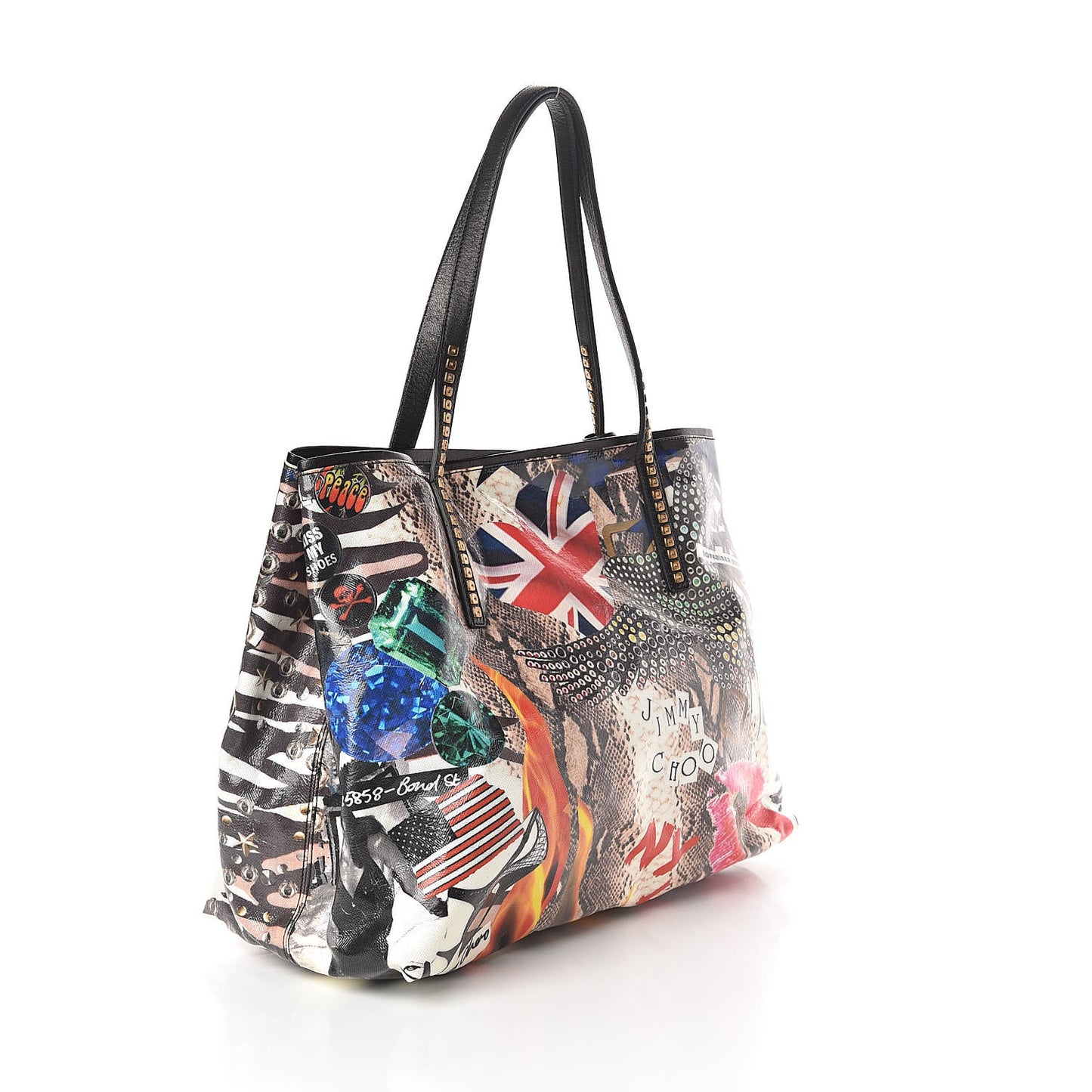 Glazed Canvas Project Pep Tote Black