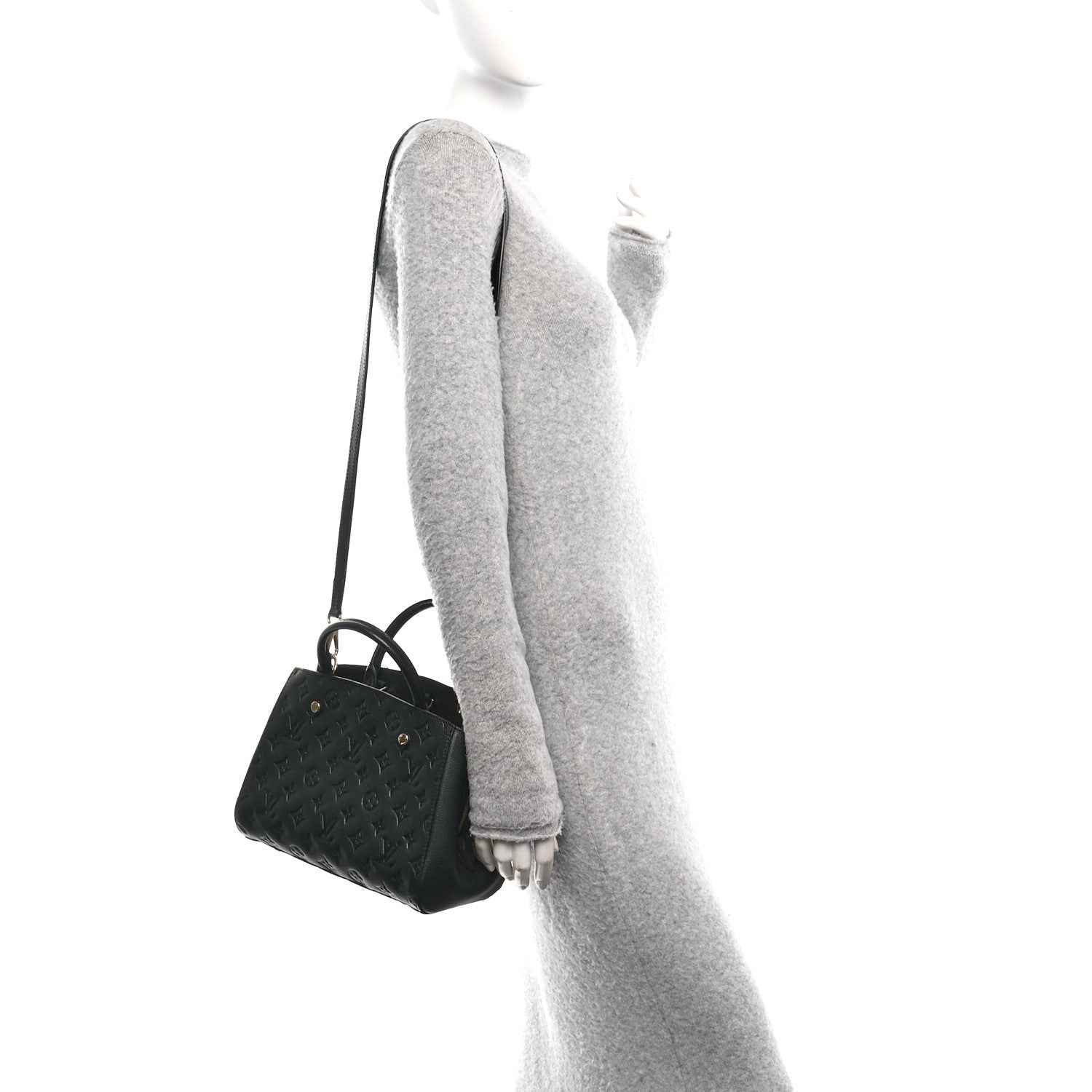 Louis Vuitton Empreinte Montaigne BB Black 2 of 11