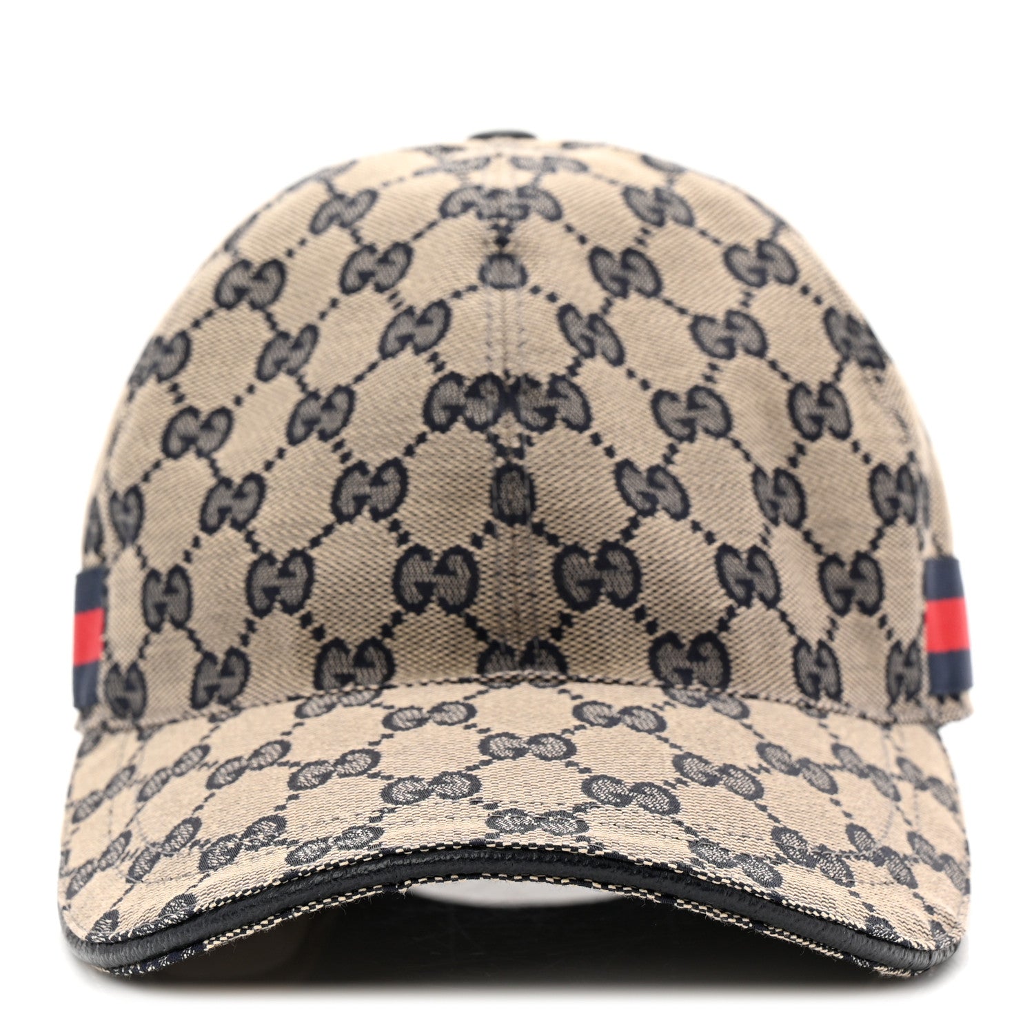Gucci Monogram Web Baseball Hat S Beige Blue 3 of 9