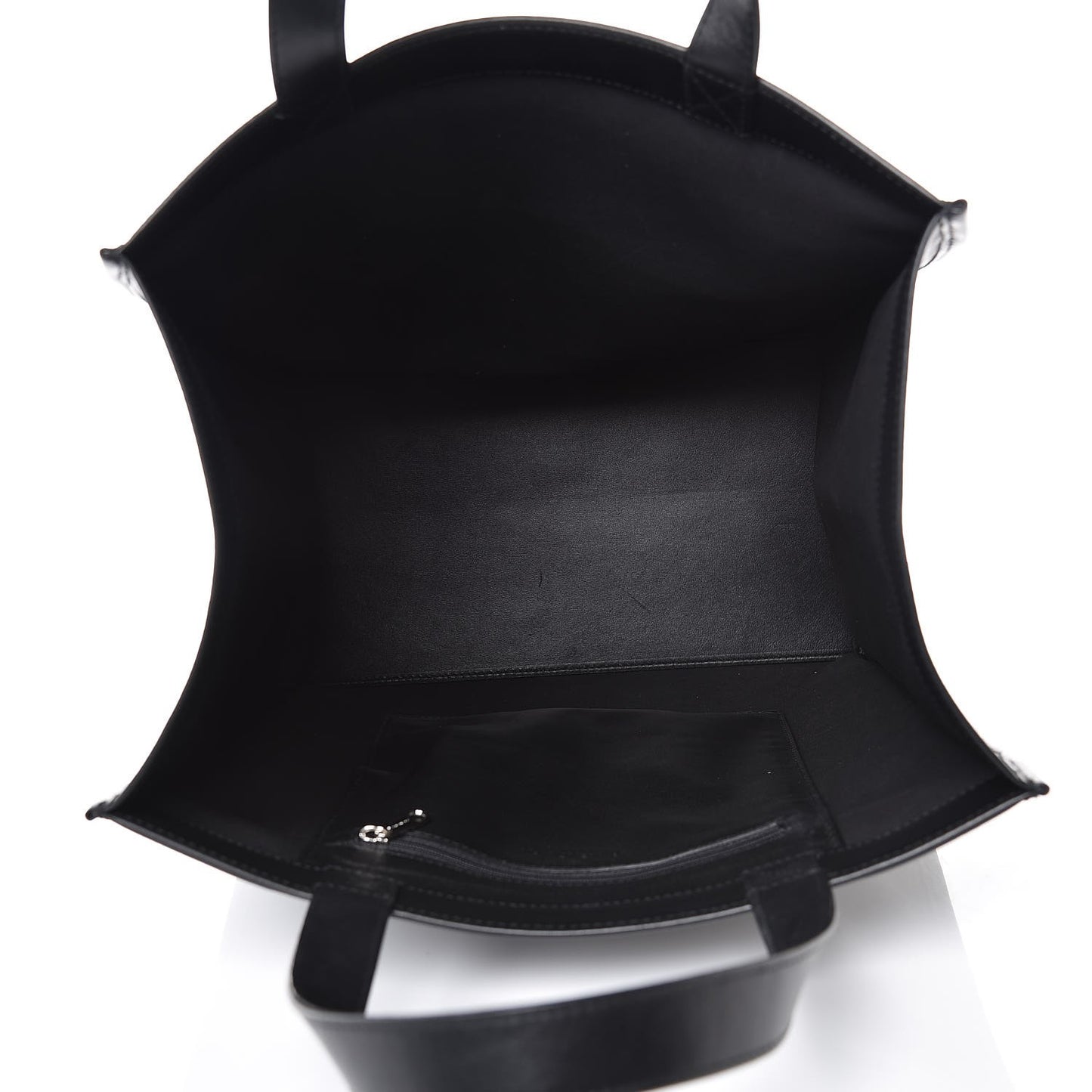 Calfskin Kittens Market Shopper Black