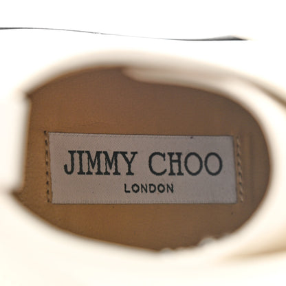 Jimmy Choo Calfskin Crystal Embellished Colby Combat Boots 38 Latte 7 of 7