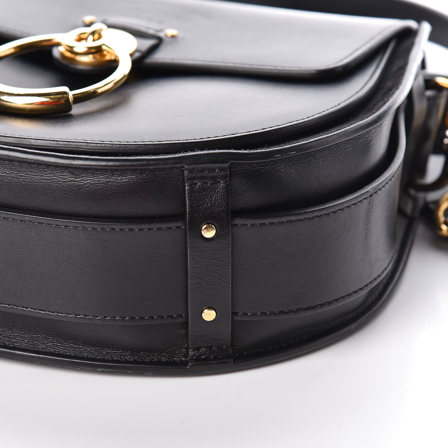 Chloe Calfskin Large Tess Bag Black 9 of 10