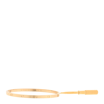 Cartier 18K Yellow Gold Small LOVE Bracelet 19 4 of 5