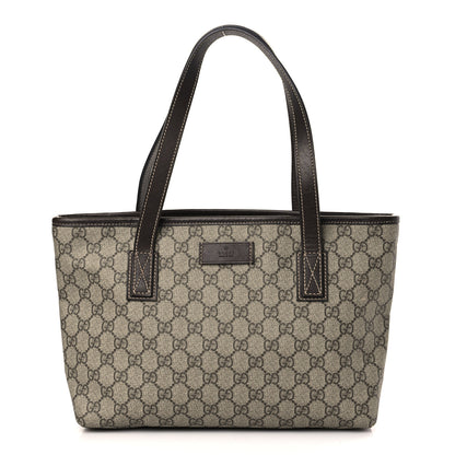 Gucci GG Supreme Monogram Small Joy Tote Dark Brown 1 of 11