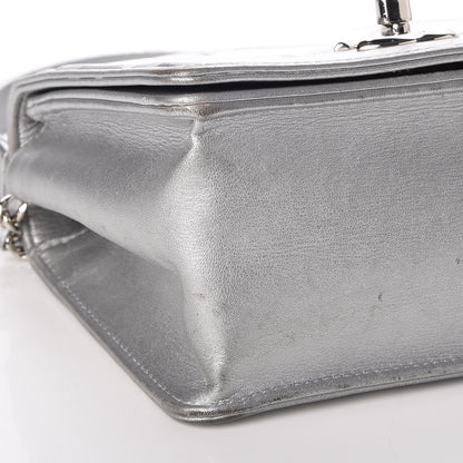 Chanel Metallic Calfskin Mini Propeller Flap Silver 11 of 16