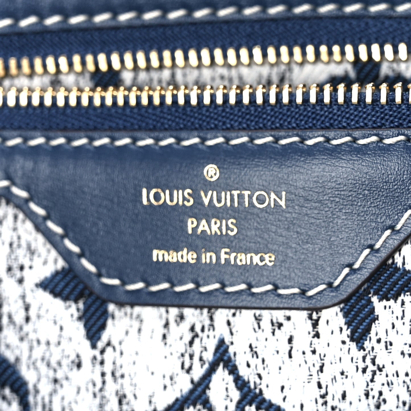 Monogram Jacquard Denim Speedy Bandouliere 25 Bleu