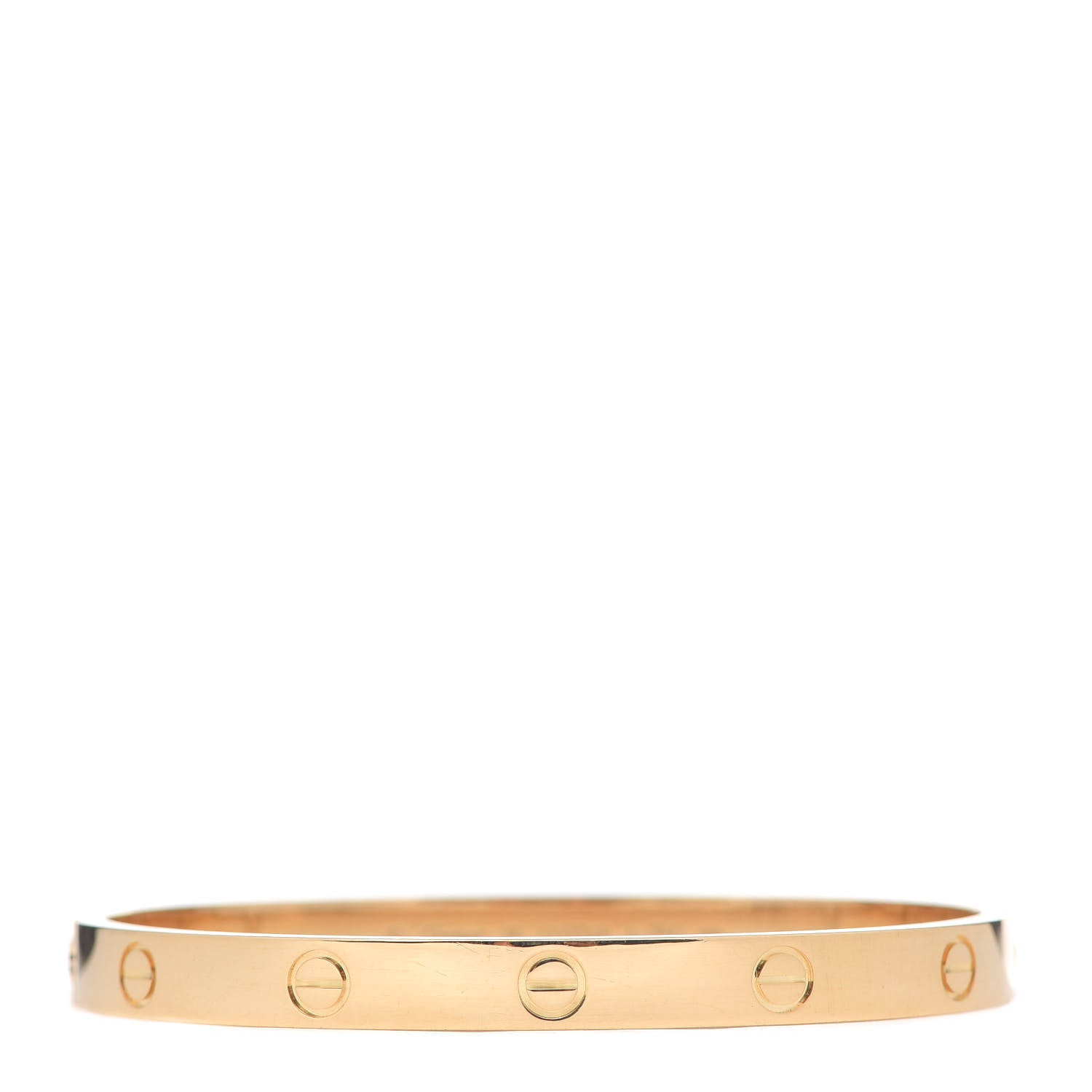 Cartier 18K Yellow Gold LOVE Bracelet 18 1 of 8