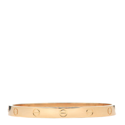Cartier 18K Yellow Gold LOVE Bracelet 18 1 of 8