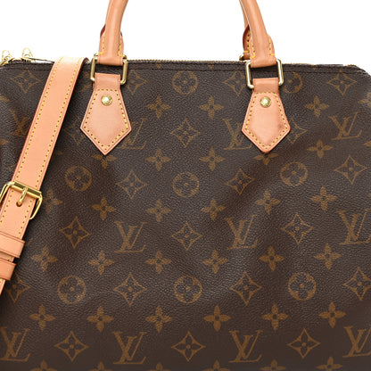 Louis Vuitton Monogram Speedy Bandouliere 30 8 of 10