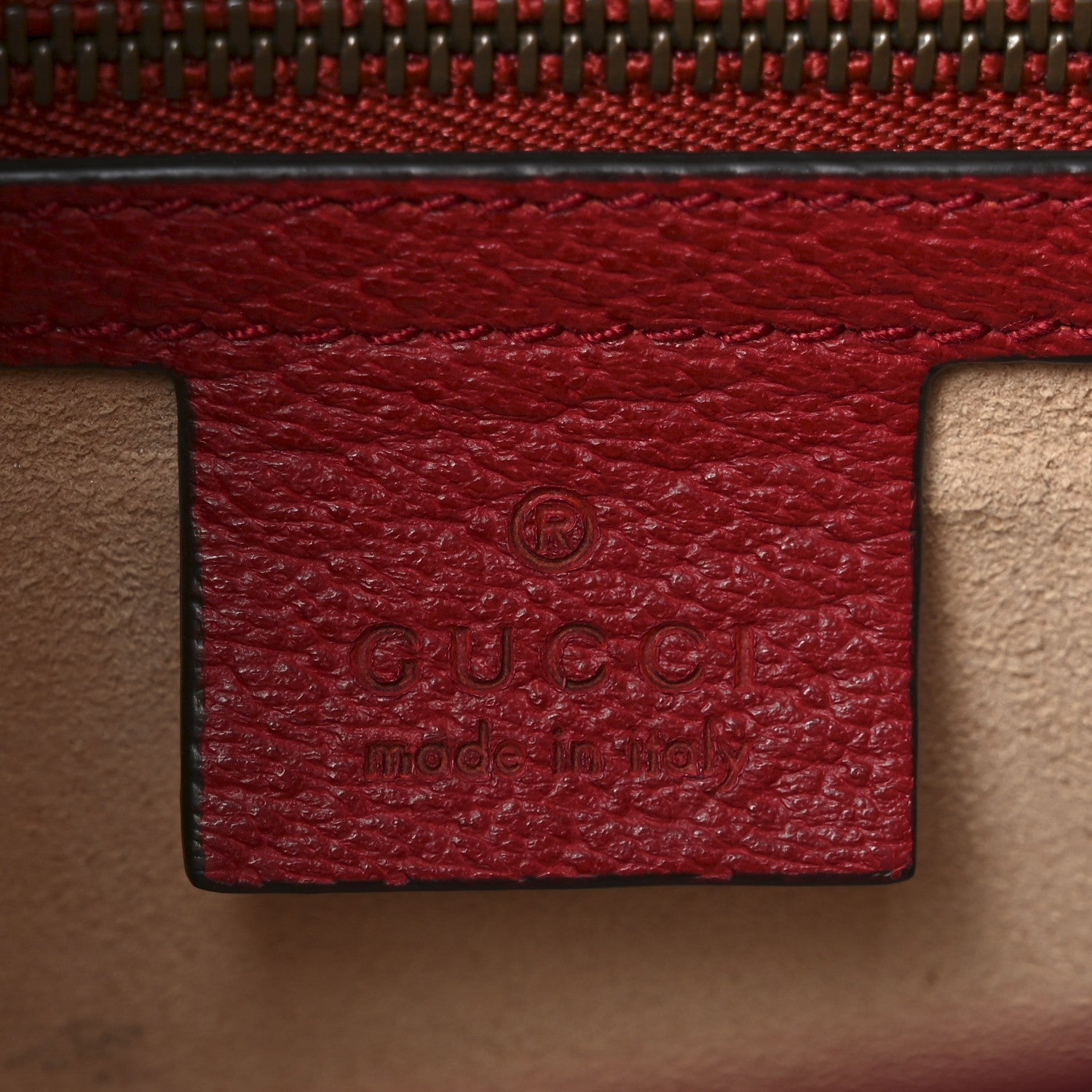 Gucci GG Supreme Monogram Small Queen Margaret Top Handle Bag Red 6 of 11
