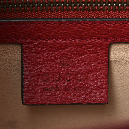 Gucci GG Supreme Monogram Small Queen Margaret Top Handle Bag Red 6 of 11