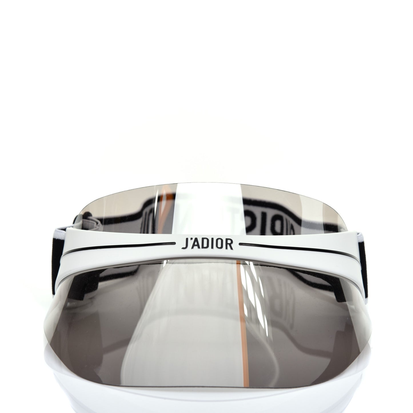 Mirrored DiorClub1 Sun Visor Silver