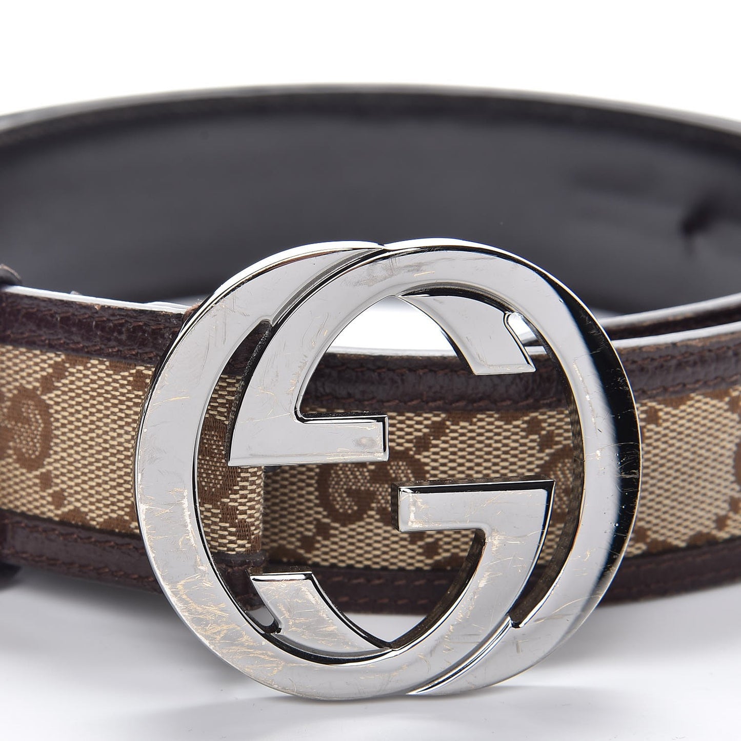 Monogram Interlocking G 40mm Belt 90 36 Dark Brown
