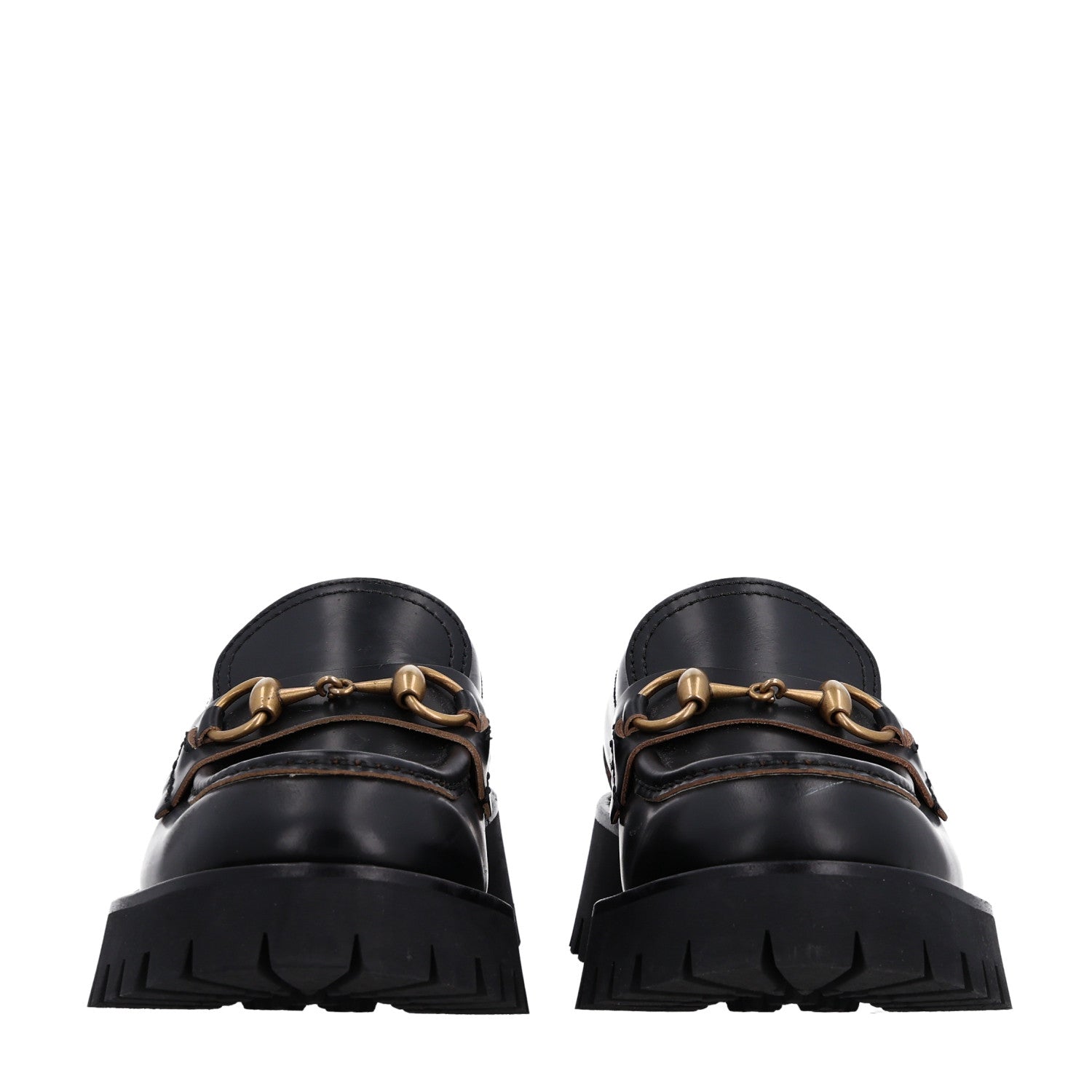 Gucci Cordovan Lux Womens Harald Horsebit 25mm Platform Loafers 36.5 Black 3 of 10