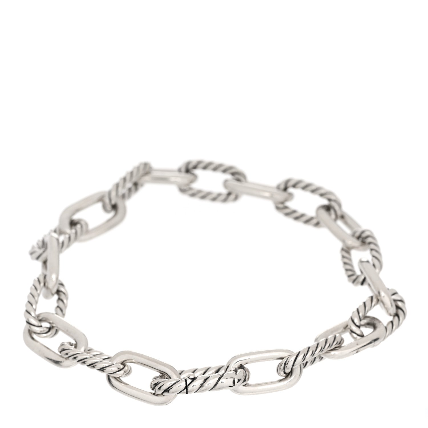 David Yurman Sterling Silver 8.5mm Madison Chain Bracelet 2 of 3